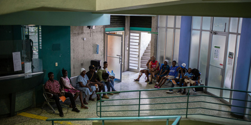圖爾高的急救中心，病患在等候治療，攝於3月3日。©MSF/Alexandre Marcou