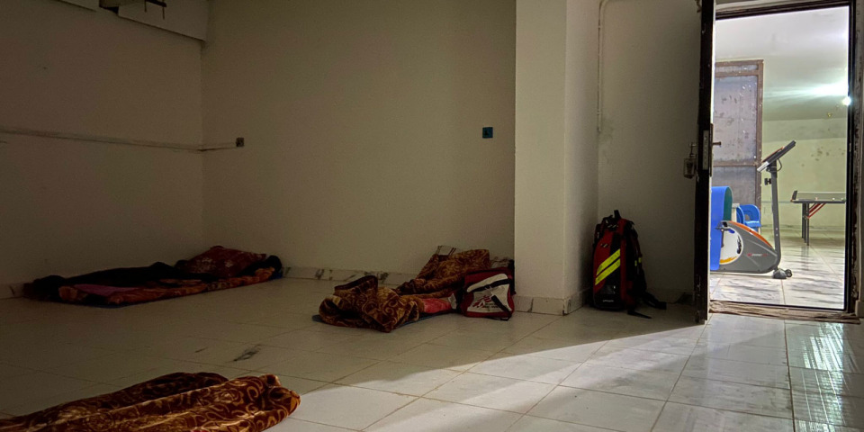 在蘇丹喀土穆的旅館地下室 © MSF/Camille Marquis