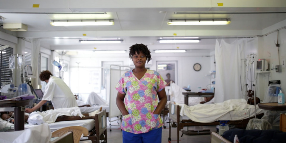 無國界醫生創傷加護病房護理師,潔西卡.芙樂蒙© MSF/Alexandre Marcou