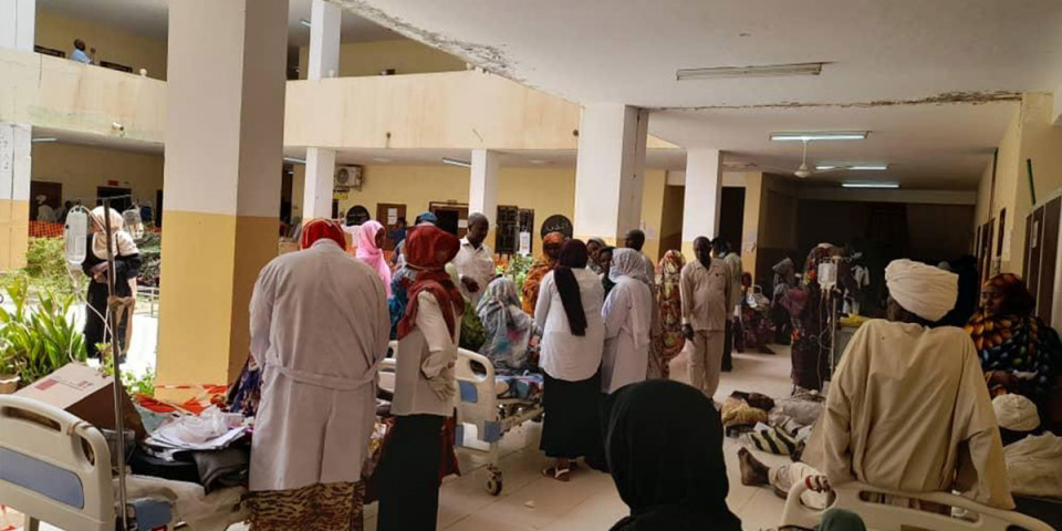 在北達夫州(North Darfur State)的法希爾 (El Fasher),無國界醫生支持續接收傷患。攝於2023年5月1日 ©MSF/Mohamed Gibreel Adam