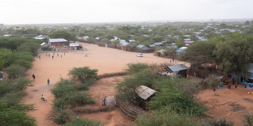 2021年6月，達加哈雷營地一景。此難民營自1990年就存在於肯亞境內。©Lindokhule Sobekwa / Magnum Photos for MSF