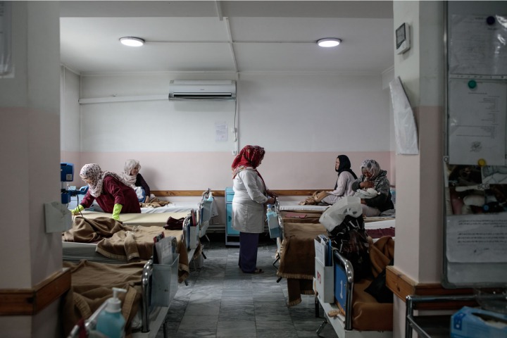 達什特巴爾齊醫院的產後恢復室，攝於2019年12月。©Sandra Calligaro