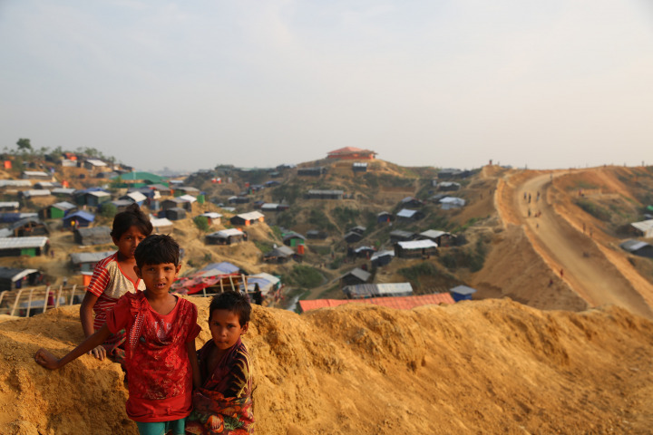 住在孟加拉難民營中的羅興亞兒童生活環境非常嚴峻。©Mohammad Ghannam/MSF